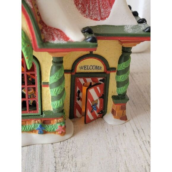 Dept 56 56407 AS IS Santa's visiting center 1999 Village accessory Xmas - Picture 5 of 16